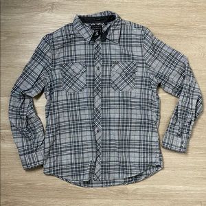 Guess Regular Fit Brushed Twill Plaid Shirt